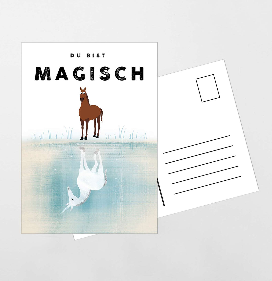 Du bist MAGISCH - A5 Postkarte - Kindermut