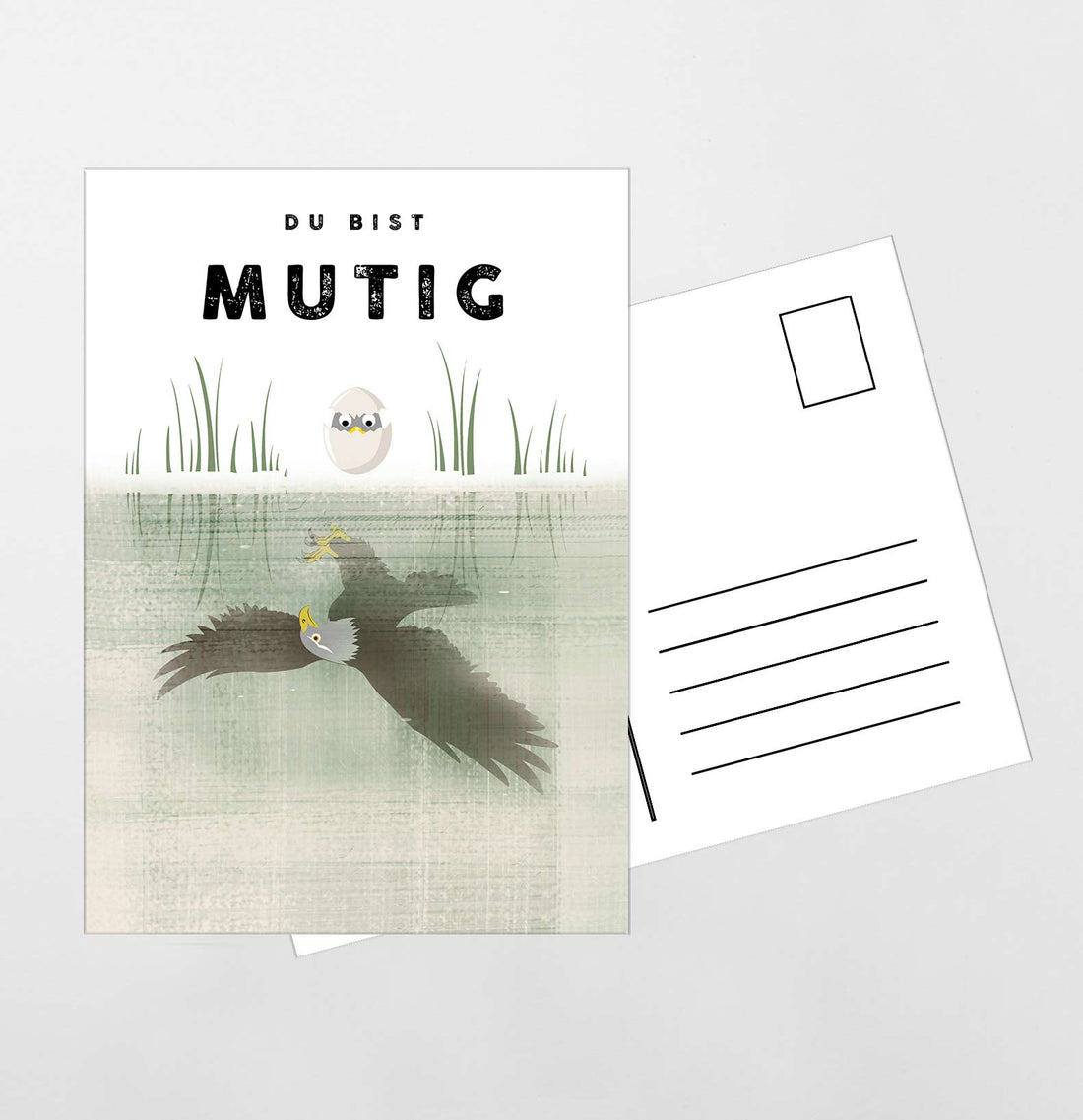 Du bist MUTIG - A5 Postkarte - Kindermut