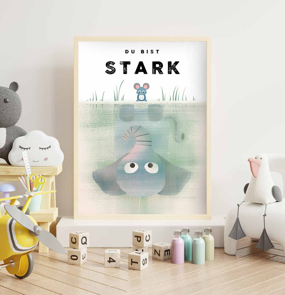 Du bist STARK - Poster - Kindermut