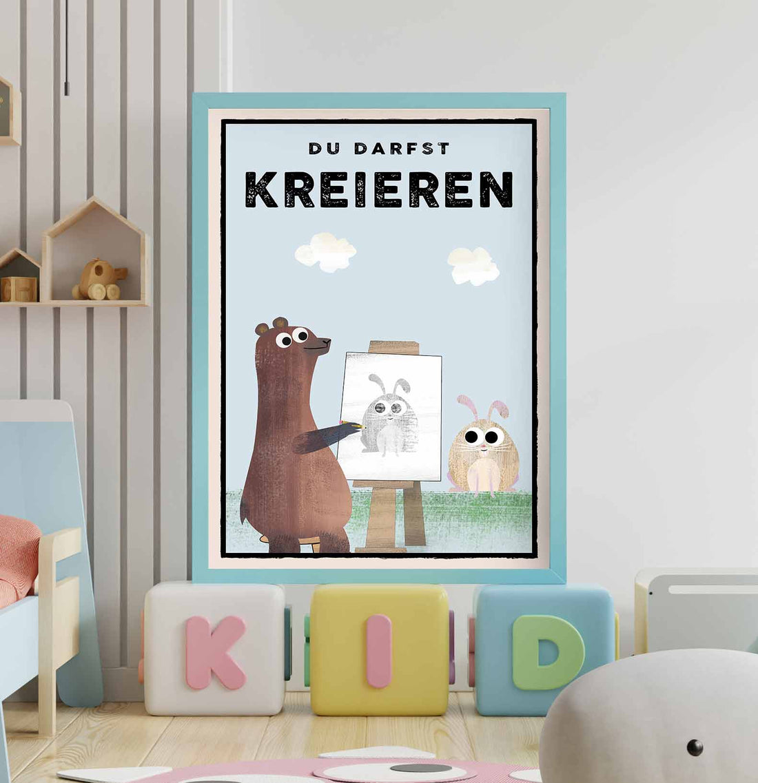 Du darfst KREIEREN - Poster - Kindermut