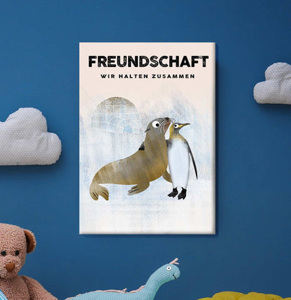 Freundschaft - Leinwand - Kindermut