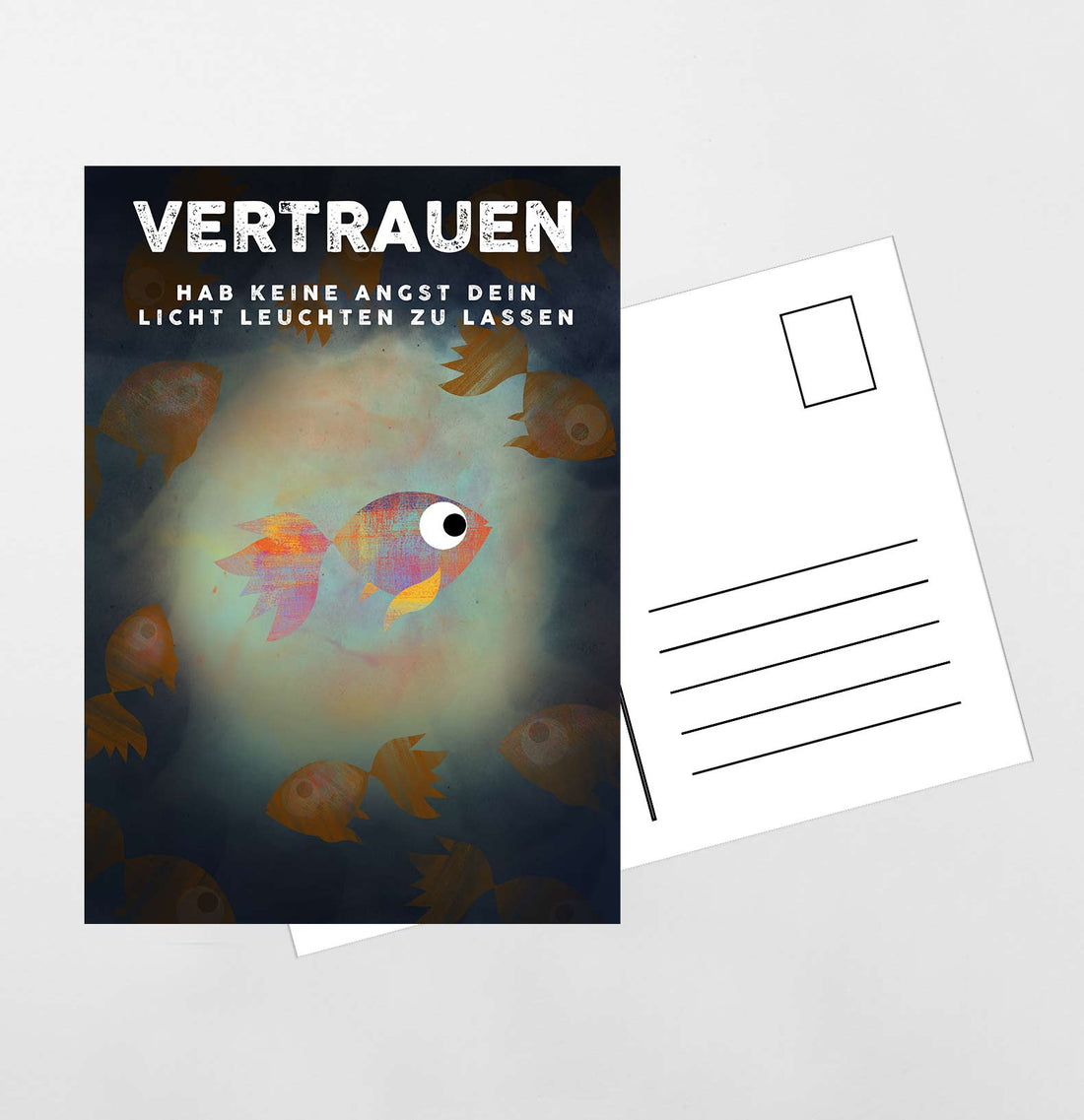 Vertrauen - A5 Postkarte - Kindermut