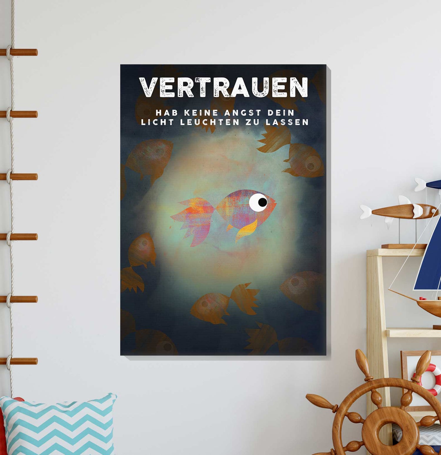 Vertrauen - Leinwand - Kindermut