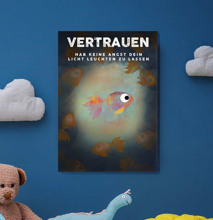 Vertrauen - Leinwand - Kindermut