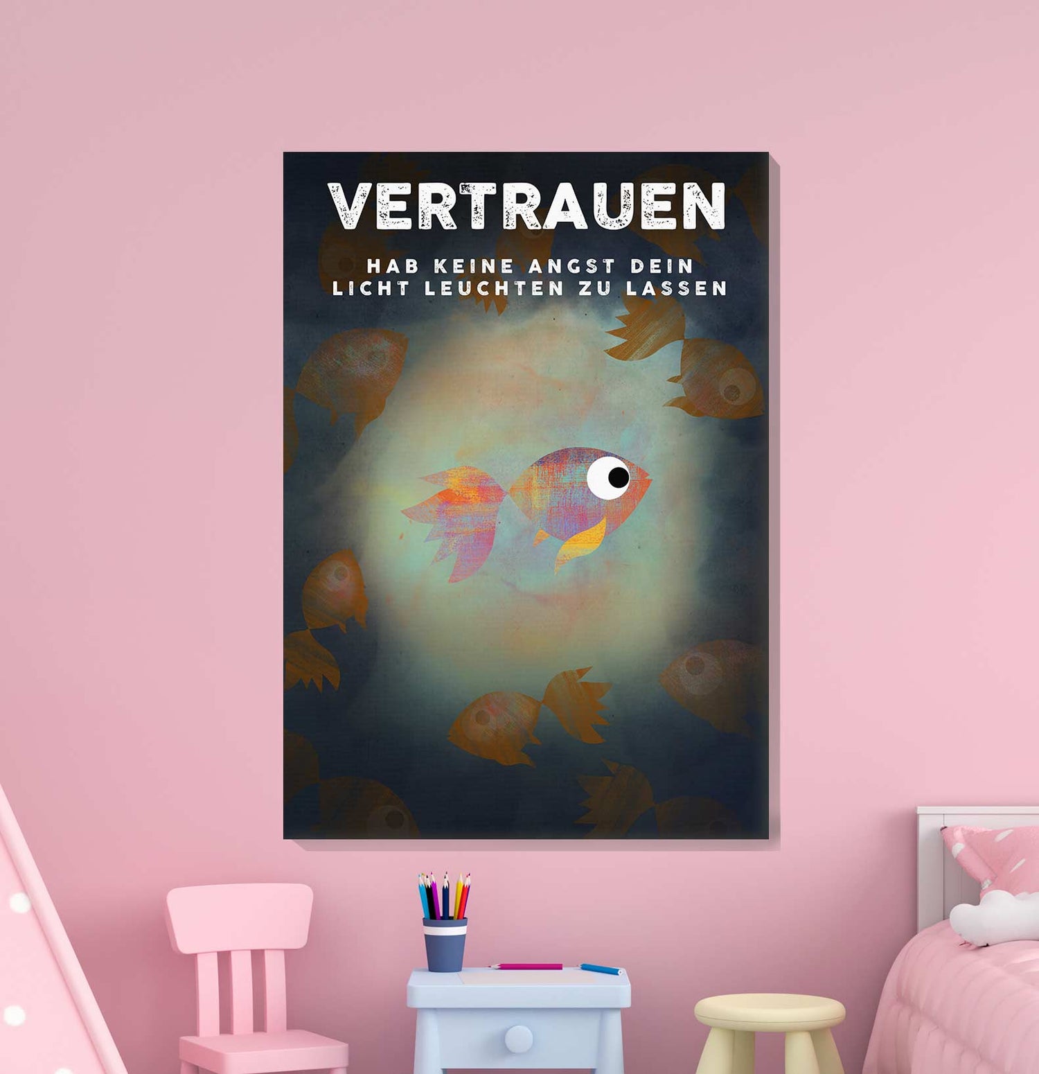 Vertrauen - Leinwand - Kindermut