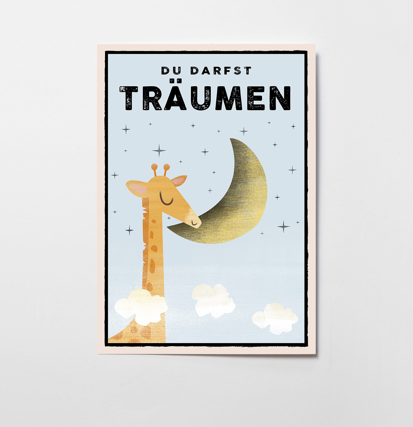 TRÄUMEN – Poster Kindermut - darfst Du